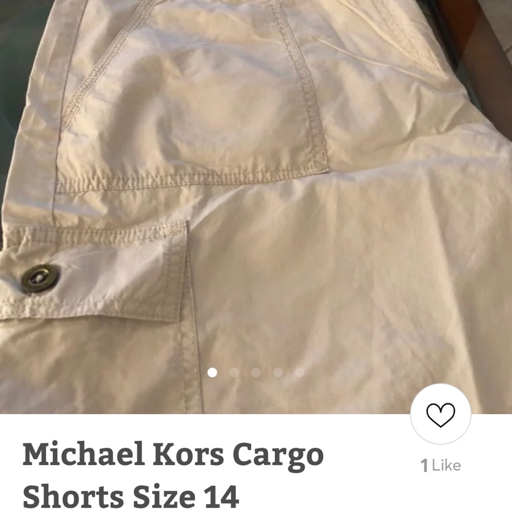 Michael Kors cargo shorts size 14